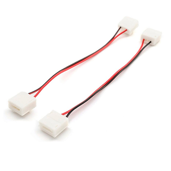Комплект коннекторов Apeyron Electrics 09-14 (2 клипсы с проводами) для одноцветной светодиодной ленты 12В 10мм IP65 - Светильники - Cветодиодные ленты - . Магазин оборудования для автономного и резервного электропитания Ekosolar.ru в Владикавказе