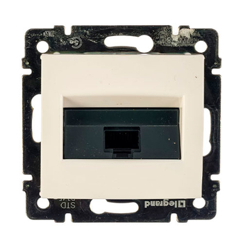 Информационная розетка Legrand Valene RJ45 UTP 5 кат 1 выход б/з белая - Электрика, НВА - Выключатели и розетки - Розетки - . Магазин оборудования для автономного и резервного электропитания Ekosolar.ru в Владикавказе