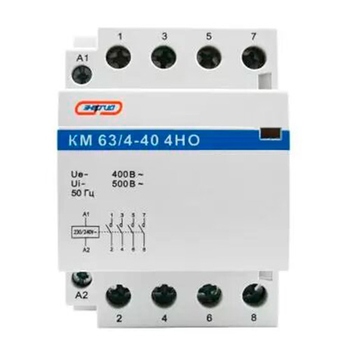 Модульный контактор КМ63/4P 40A 4НО Энергия - Электрика, НВА - Коммутационное оборудование - Контакторы - . Магазин оборудования для автономного и резервного электропитания Ekosolar.ru в Владикавказе