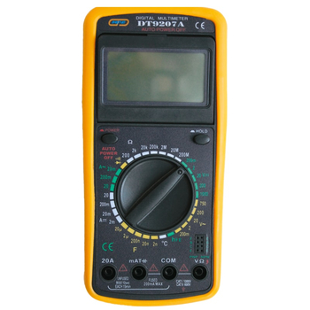 Мультиметр DT 9207 Энергия - Электрика, НВА - Измерительный инструмент - Мультимеры - . Магазин оборудования для автономного и резервного электропитания Ekosolar.ru в Владикавказе