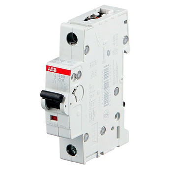 Автоматический выключатель ABB S201 1P 16А (С) 6kA - Электрика, НВА - Модульное оборудование - Автоматические выключатели - . Магазин оборудования для автономного и резервного электропитания Ekosolar.ru в Владикавказе