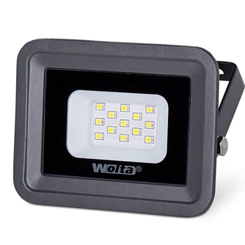 Светодиодный прожектор WOLTA WFL-10W/06W серый 5500K 10Вт SMD IP65 850Лм - Светильники - Прожекторы - . Магазин оборудования для автономного и резервного электропитания Ekosolar.ru в Владикавказе