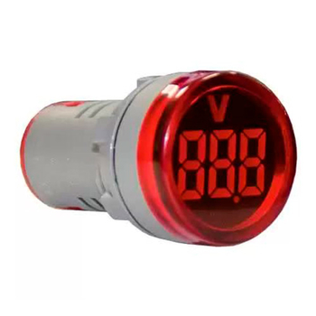 Индикатор значения напряжения AD22-RV красный Энергия - Электрика, НВА - Устройства управления и сигнализации - Сигнальная аппаратура - . Магазин оборудования для автономного и резервного электропитания Ekosolar.ru в Владикавказе