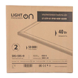 Панель ультратонкая светодиодная LightPhenomenON LT-UTP-02-IP40-40W-6500К б/д 4E - Светильники - Для общественных зданий - . Магазин оборудования для автономного и резервного электропитания Ekosolar.ru в Владикавказе