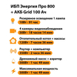 ИБП для котла Энергия Про 800 + Аккумулятор Grid 100 Ah 12 v (500Вт - 109мин) - ИБП и АКБ - ИБП для котлов - . Магазин оборудования для автономного и резервного электропитания Ekosolar.ru в Владикавказе